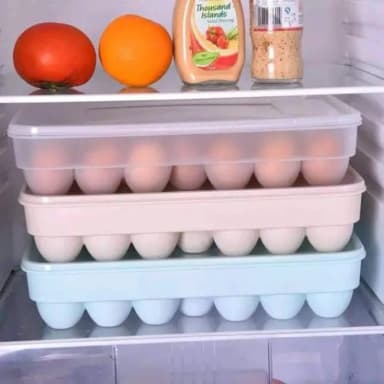 Egg Storage Box 24 Grids Plastic