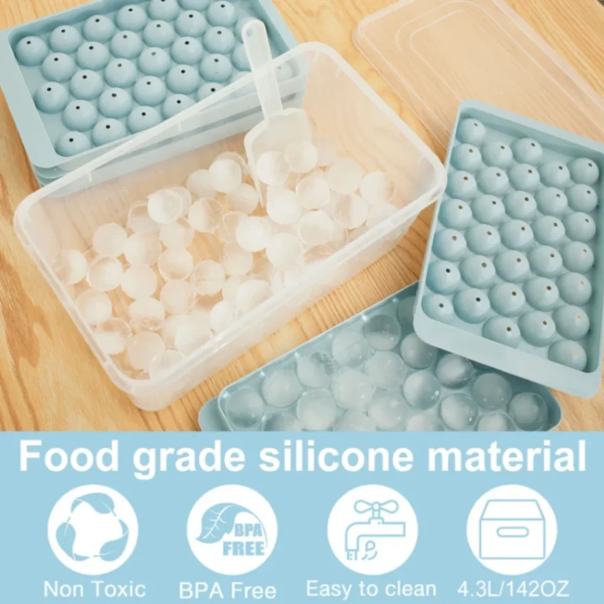 33 Ice ball maker mold, Ice ball maker Cube Tray, Ice Cube Tray Balls 4