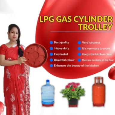 Lpg Gas Cylinder Trolley, Garden Trolley