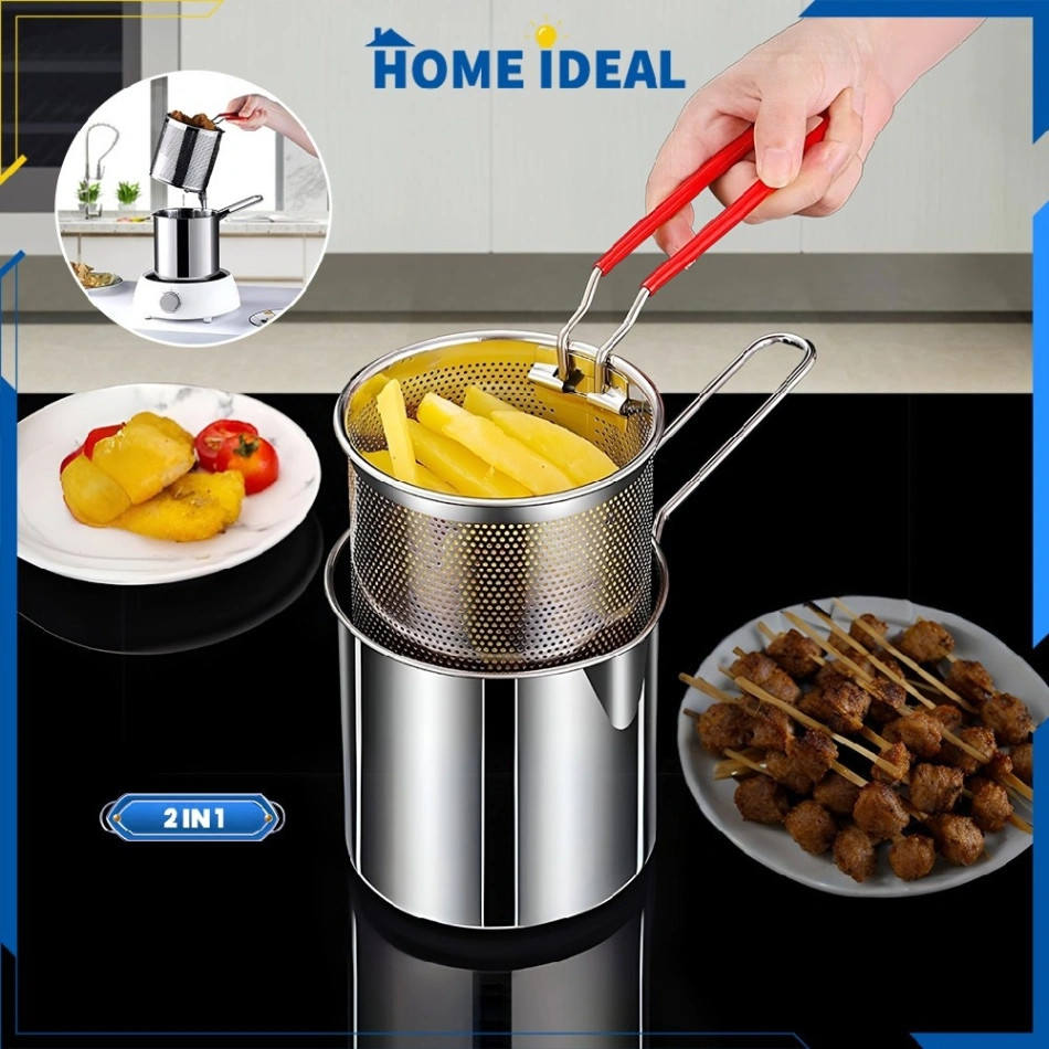 Stainless Steel Deep Frying Pot 4