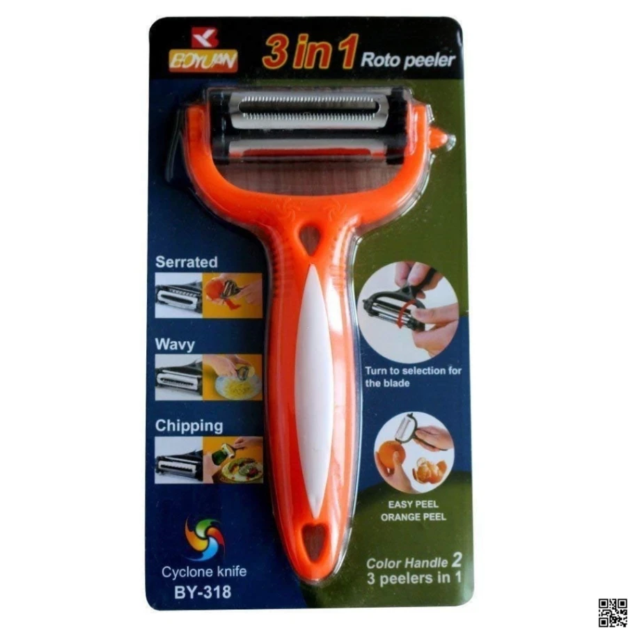3 In 1 Roto Peeler for Vegetables and Fruits Cutter 2