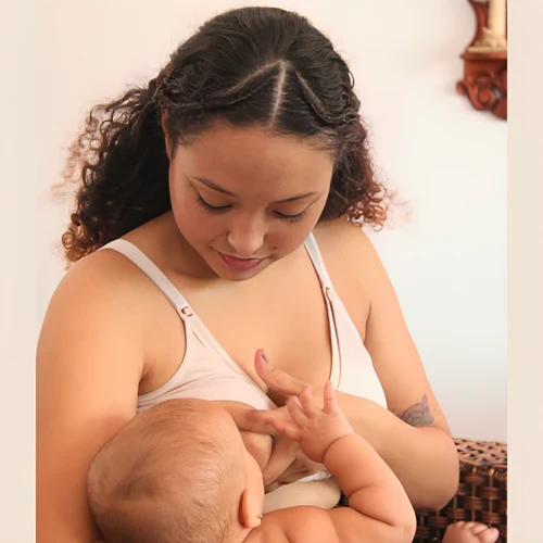 Breastfeeding Bra, Maternity & Nursing Bra, Women's Cotton Non Padded Bra one PCS 2