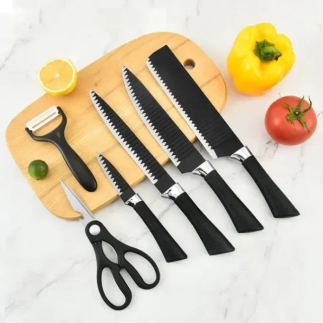 Zepter Professional Knife Set - 6 pcs Kitchen Knives Set, Culinary Knives, Professional Chef Knives, 5