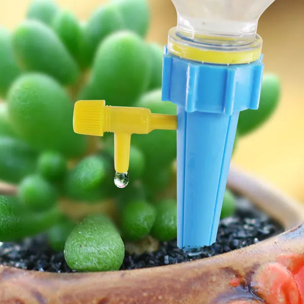 5 PCS Plant Auto Watering Spike with Control Valve Automatic Irrigation Water Spike Dripper 4