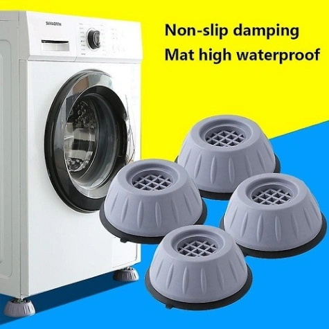 4Pcs Washing Machine Anti Shock Pad, Anti Vibration Pads for Washing Machine 6