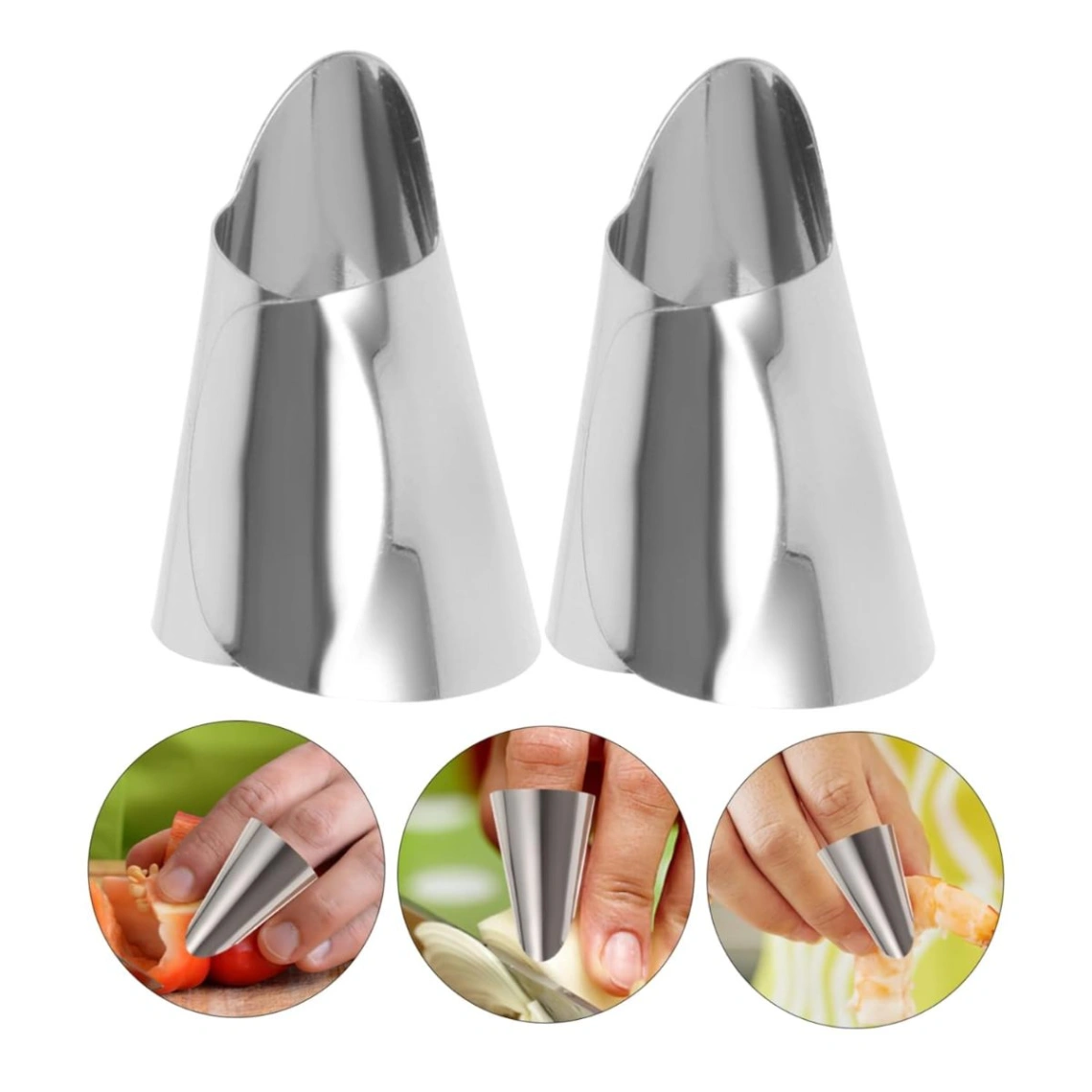 2Pcs Nail Protector Safe Chopping Kitchen Tools 5
