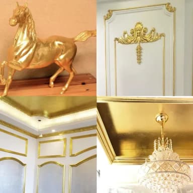 Sanvo Spray Paint 400ml, Waterproof Automatic Metallic (2599 Diamond Gold) Color Aerosol Spray Paint, Sanvo Auto Spray Paint