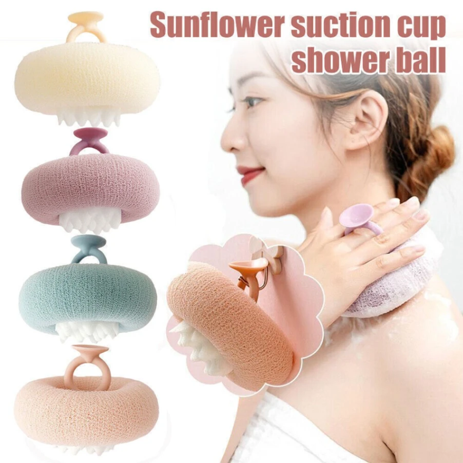 Massage Shower Ball, Bath Sponge Body Cleaning Brush 2