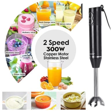 SOKANY 3-in-1 Multifunctional Handheld Electric Blender Mixer 2 Speed Control 300W