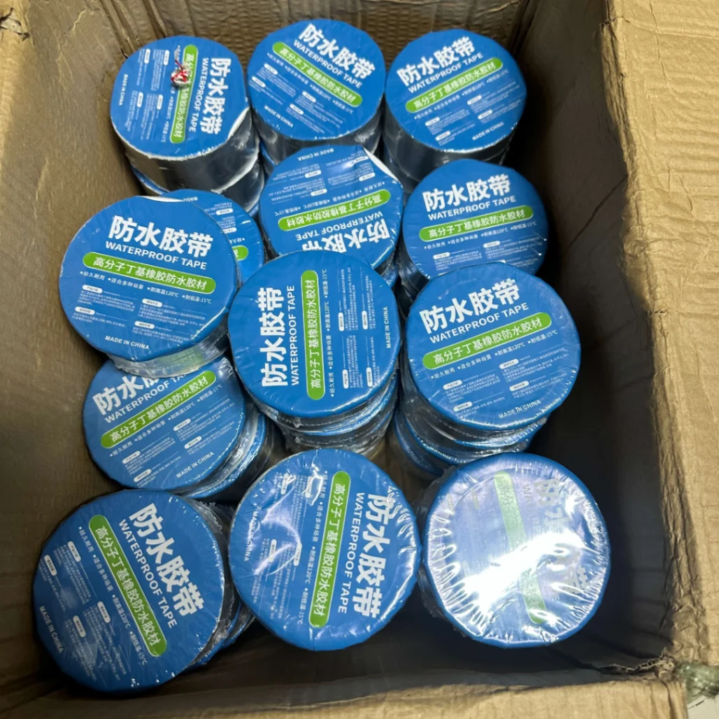 Aluminium Foil Tape, Super Waterproof Tape Butyl Rubber Aluminium Foil Tape for Roof Pipe Repair 5