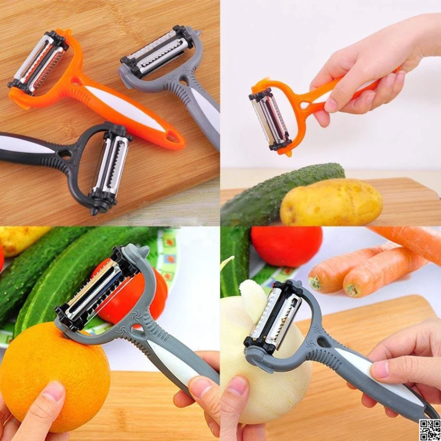 3 In 1 Roto Peeler for Vegetables and Fruits Cutter 4