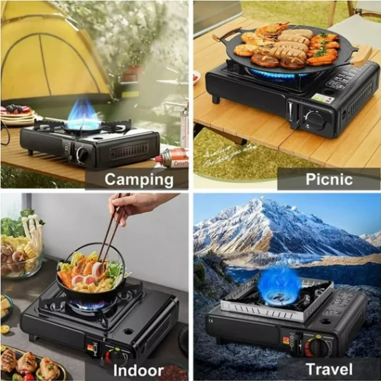 Portable gas stove bdz-155-a, Portable Butane Gas Camping Stove 3