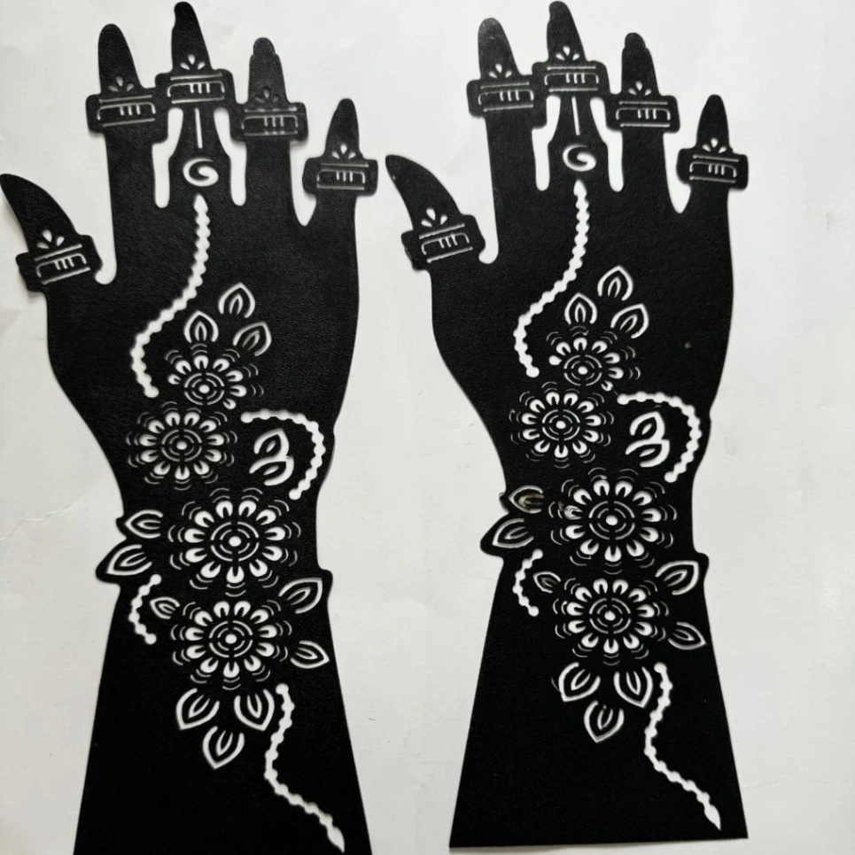 Mahida Sticker 2Pcs Mehedi Sticker, Mehndi Design Sticker | OfferPoka