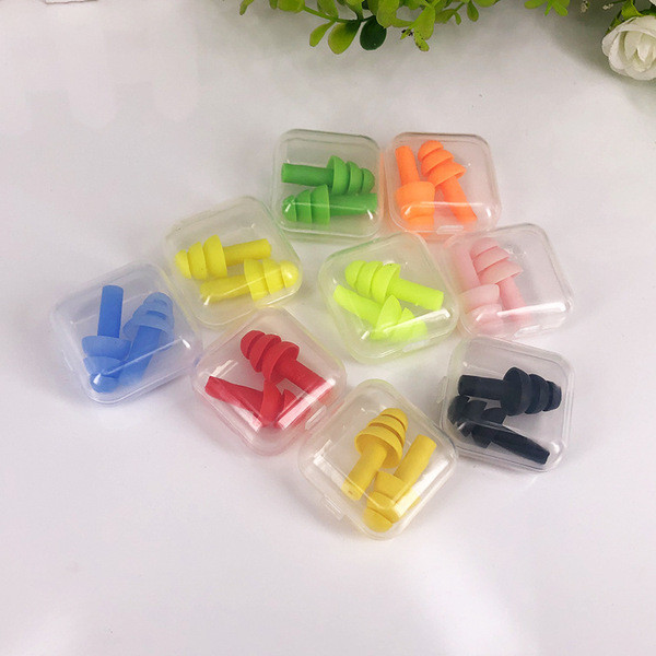 Soft Silicone Ear Plugs Sound Insulation Ear Protection Earplugs Anti Noise Snoring Sleeping Plugs For Travel Noise Reduction