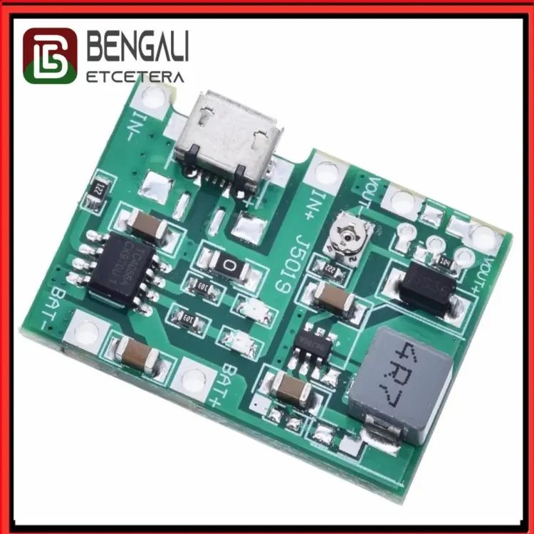 J5019 HW-357 Boost Module DC-DC Step Up Converter - Boosts Voltage for Tp4056 Battery Charger Efficient Voltage Boosting