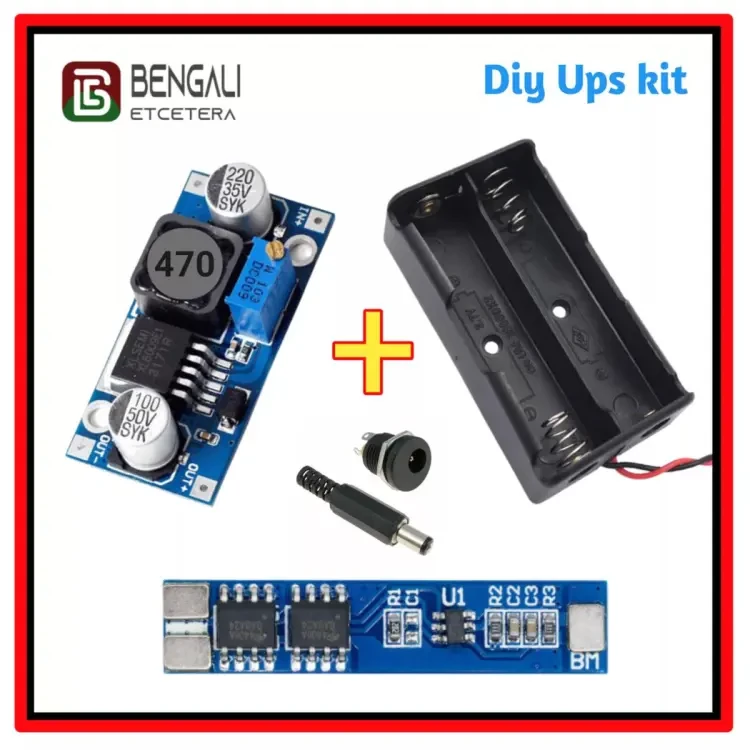 Wi-Fi Mini UPS Kit, DIY Wi-Fi Mini UPS Kit