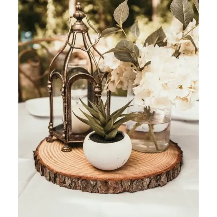 Wooden Slice For Table Decoration