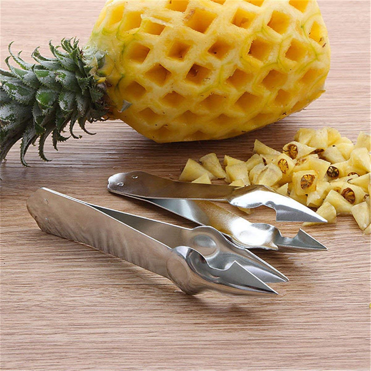 Easy Fruit and Vegetable Peeler Pineapple Eye Remover Cutter Stainless Steel