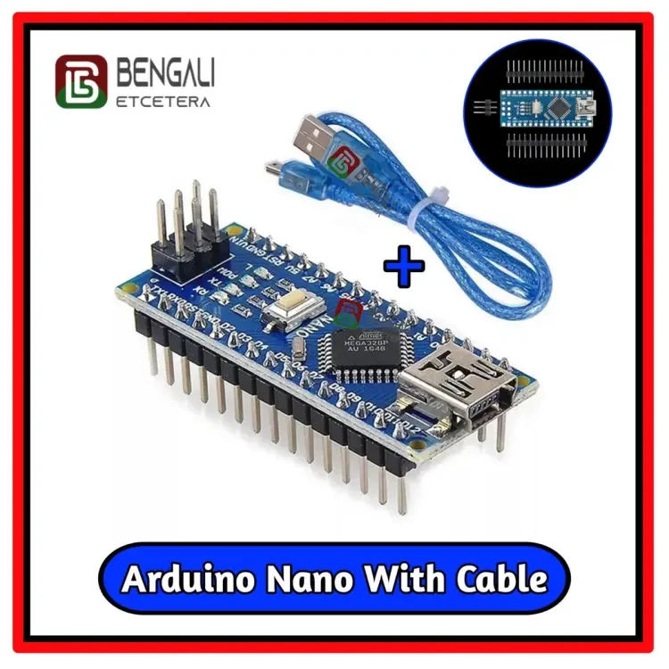 Arduino Nano R3 ATMEGA328P With USB Cable Arduino Compatible