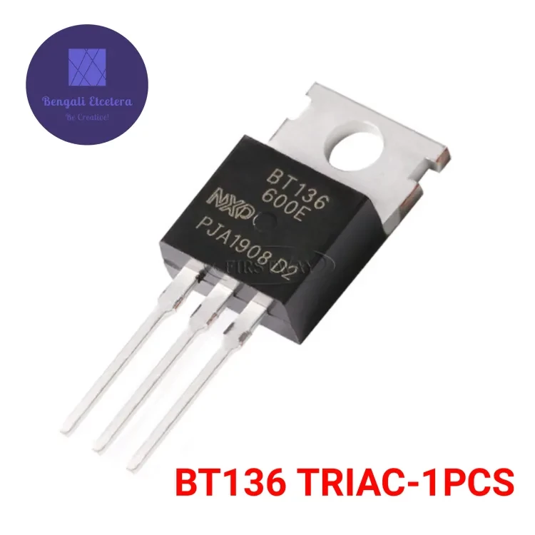 BT136-600D BT136 TRIAC 4A 600V Three Terminal TO-220 Electronics Components Parts.