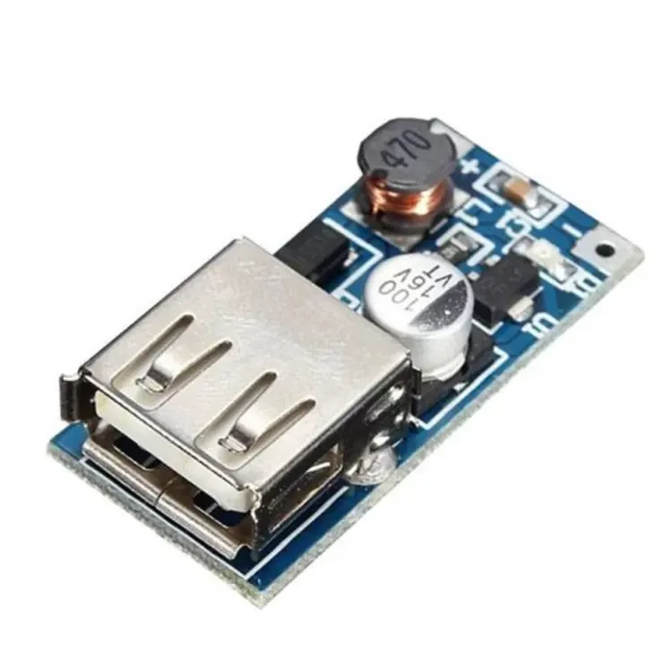 DC DC Step Up 0.9V-5V To 5V 600mAh Boost Converter Blue Color Power Supply Module