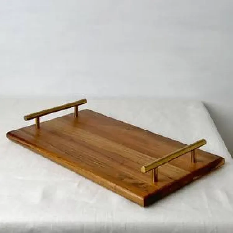 Classic Wooden Serving Tray (7")